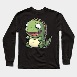 Cute Baby Dinosaur Long Sleeve T-Shirt